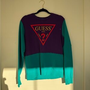 Vintage Guess Colorblock Sweatshirt